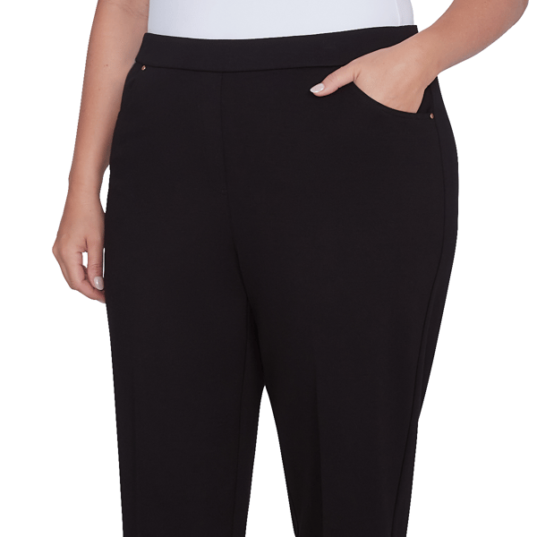 Plus Size Alfred Dunner Romancing The Stone Cuffed Ankle Pants