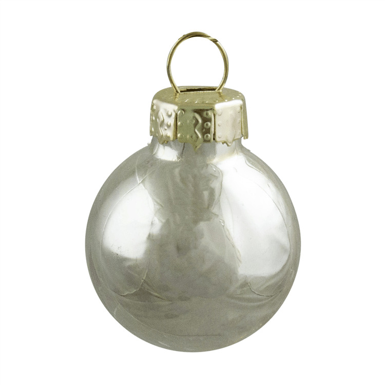 Northlight 24ct. 2-Finish Gold Glass Ball Christmas Ornaments