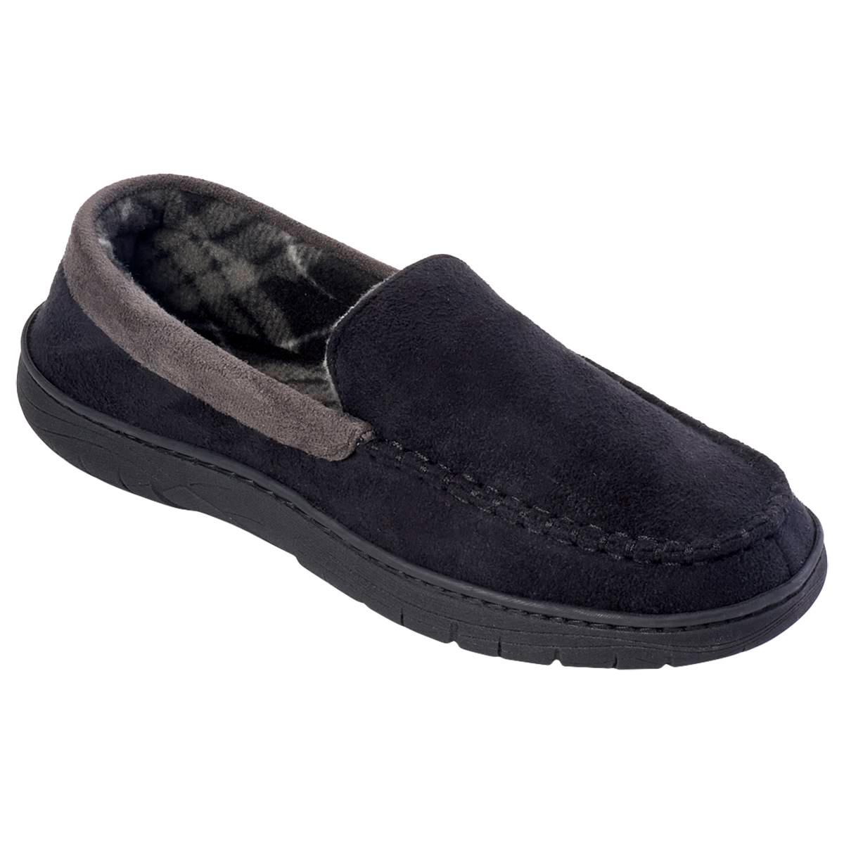 Mens Haggar® Microsuede Venetian Slippers
