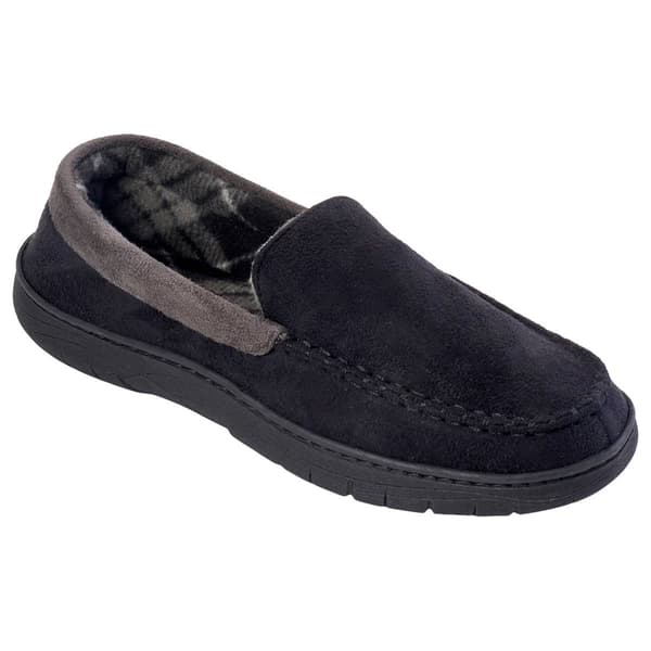 Mens Haggar(R) Microsuede Venetian Slippers