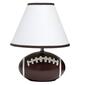 Simple Designs SportsLite 11.5in. Football Base Ceramic Lamp - image 1