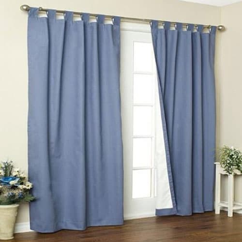 Weathermate Tab Curtain Pair - Blue - image 