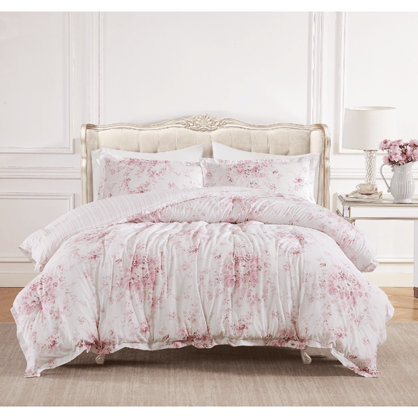 Shabby Chic Garden Floral Comforter Set