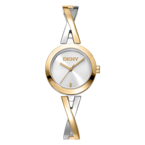 Womens DKNY Half Bangle Silver Dial Watch - DK1L170M0025 - image 