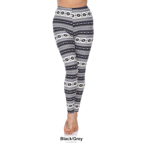 Womens White Mark Snowflake Leggings