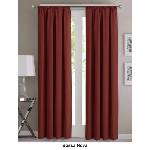 Solid Twill Curtain Panel