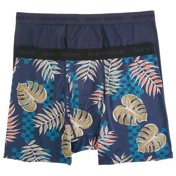 Mens Pair of Thieves 2pk. Super Fit Palm Boxer Briefs - image 