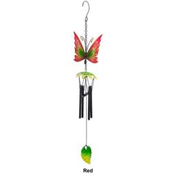 Northlight Seasonal 19in. Metal Butterfly Garden Wind Chimes