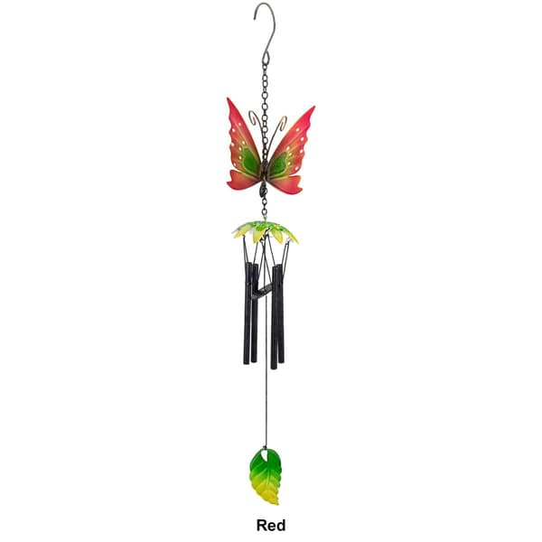 Northlight Seasonal 19in. Metal Butterfly Garden Wind Chimes