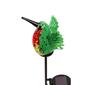 Evergreen 23in. Hummingbird Solar Art Glass Garden Stake - image 3