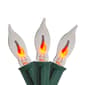Northlight Seasonal Flickering Amber Flame C7 Halloween Lights - image 1