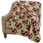 Ashley Cooper™ Heartfelt Poinsettia Plush Throw - image 2