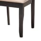 Baxton Studio Savina Modern Dark Brown Wood 5pc. Dining Set - image 6