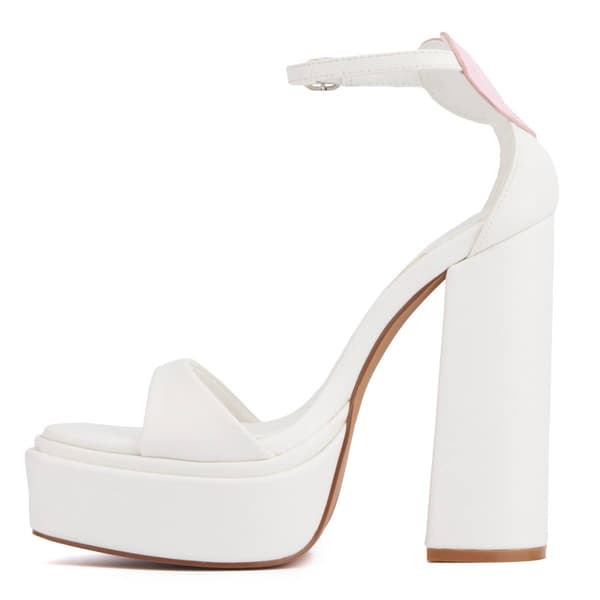 Womens Olivia Miller Amour Platform Sandals