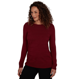 Womens Emaline Special Items Long Sleeve Subtle Stripe Sweater