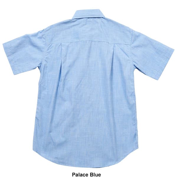 Mens Architect&#174; Cross Hatch Short Sleeve Button Down Shirt