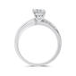 Nova Star&#174; 1/4ctw. Lab Grown Diamond Round Cluster Bridal Set - image 4