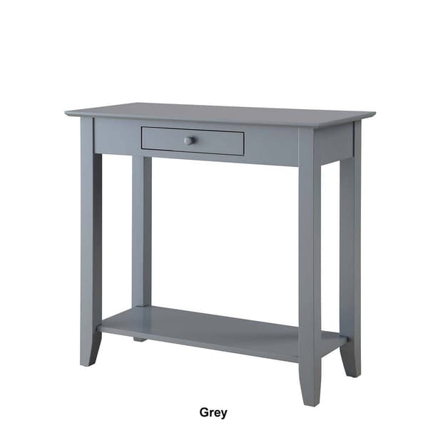 Convenience Concepts American Heritage Hall Table with Shelf