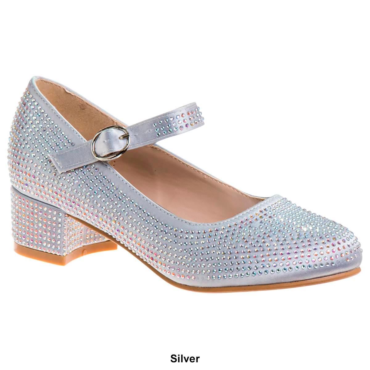 Big Girls Badgley Mischka Rhinestone Pumps