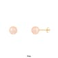 Splendid Pearls 14kt. Gold 6mm Round Pearl Stud Earrings - image 5