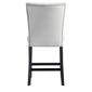 Elements Francesca Grey Velvet Counter Height Chair Set - image 5