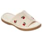 Womens Isotoner Embroidered Fruit Slide Slippers - image 1