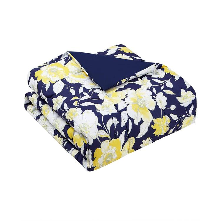 Cedar Court Aster Floral Reversible Comforter Bedding Set