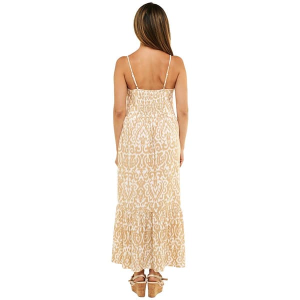 Womens Emily Daniels Sleeveless Scroll Maxi Dress