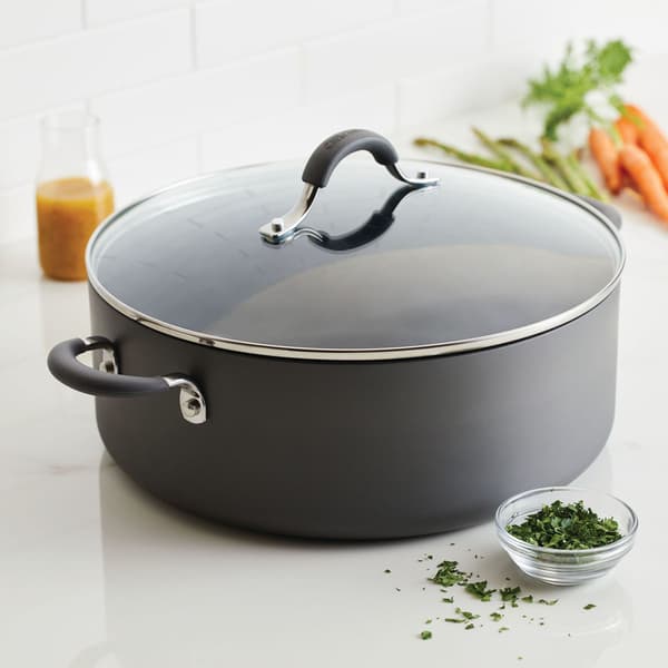 Circulon&#174; Radiance 7.5qt. Hard-Anodized Non-Stick Wide Stockpot