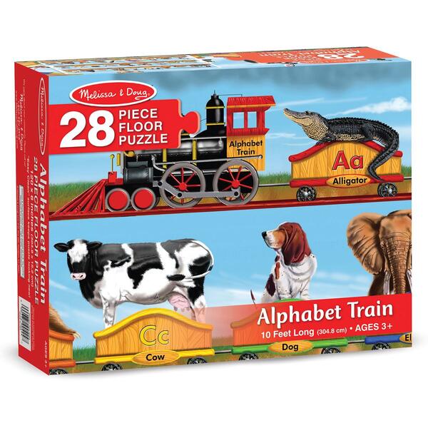 Melissa & Doug&#40;R&#41; 28pc. Alphabet Train Floor Puzzle - image 