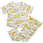 Juniors Looney Tunes Short Sleeve Tweety Clouds Pajama Set - image 2