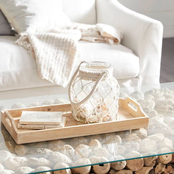 9th & Pike® Clear Glass Coastal Candle Holder Lantern