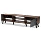 Baxton Studio Clapton Walnut Brown Finished Wood TV Stand - image 2