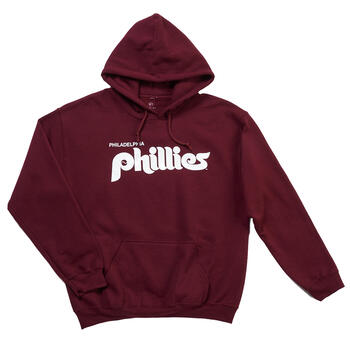 Philadelphia Phillies Mitchell & Ness Youth Retro Logo Pullover Hoodie -  Burgundy