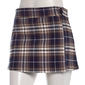 Juniors Zoe & Phoebe Plaid Millennium O-Ring Mini Skort - image 2