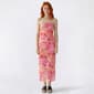 Juniors Madden Girl Floral Mesh Ruch Tube Maxi Dress - Pink - image 1