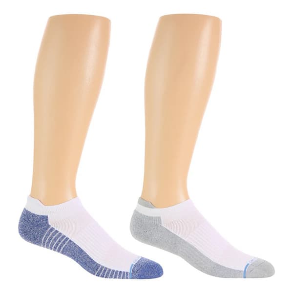 Mens Dr. Motion 2pk. Sport Sole Ankle Socks