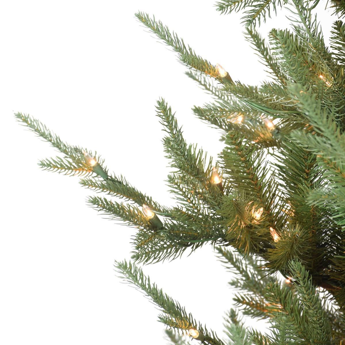 Puleo International 6.5ft. Pre-Lit Hillside Christmas Tree