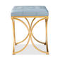 Baxton Studio Margot Art Deco Ottoman - image 2