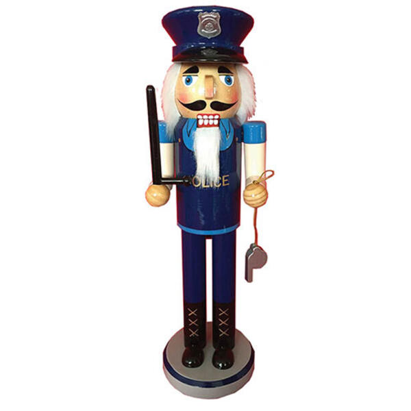 Santa's Workshop 14in. Police Nutcracker - image 