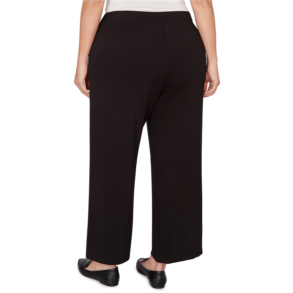 Plus Size Alfred Dunner Seville Pull-On Wide Leg Casual Pants