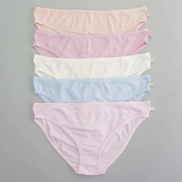 Womens Jessica Simpson 5pk. Drop Needle Bikini Panties JS38388 - image 