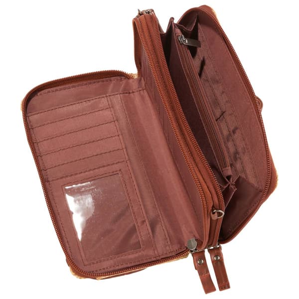 Womens Bueno Tab Pocket Straw Wallet On A String