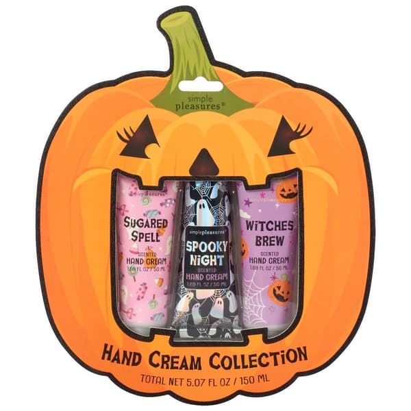 Simple Pleasures(R) Jack-O-Lantern Harvest Hand Cream Collection - image 