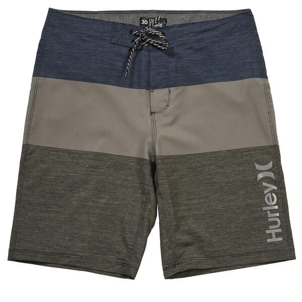 Young Mens Hurley Color Block Board Shorts - image 