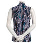 Plus Size Kasper Sleeveless Paisley Blouse - image 2
