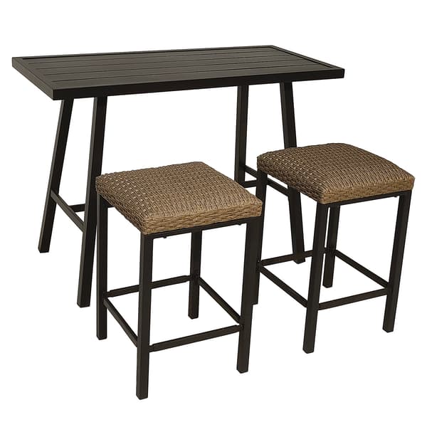 Leland Slat Top Bar Table