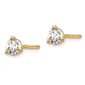 Pure Fire 14kt. Gold 1/3ctw. Certified Lab Diamond Screw Earrings - image 2