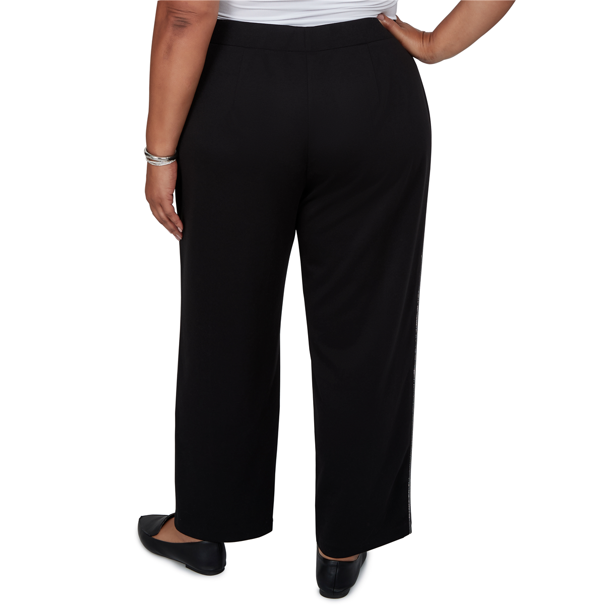 Plus Size Alfred Dunner Weekend Warrior Pull On Straight Pants