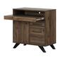 South Shore Flam Natural Walnut Multi-Function Secretary Desk - image 1